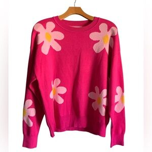 Pink Flower Sweater from First Love *Color Sample*